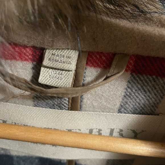 Burberry Wool Blend Duffle Coat Winter Jacket - Picture 3 of 4